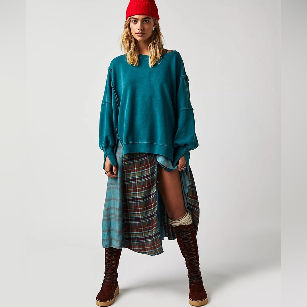 NWOT Free People Camden pullover